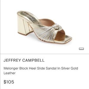 Melonger Block Heel Slide Sandal